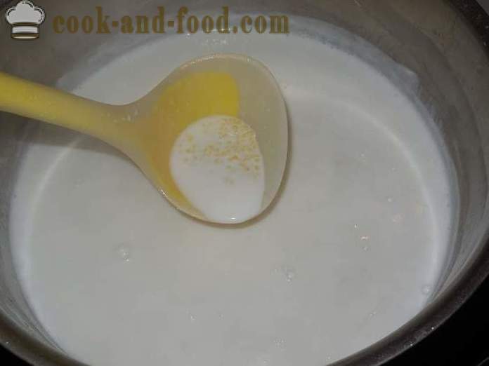 Millet grøt med melk - hvordan å lage mat hirse grøt med melk, en trinnvis oppskrift bilder