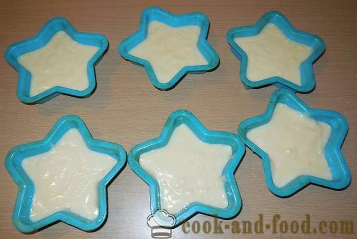 Rask og deilige kaker på boks, på yoghurt og brus - hvordan å bake muffins i ovnen, en enkel oppskrift og trinn for trinn bilde