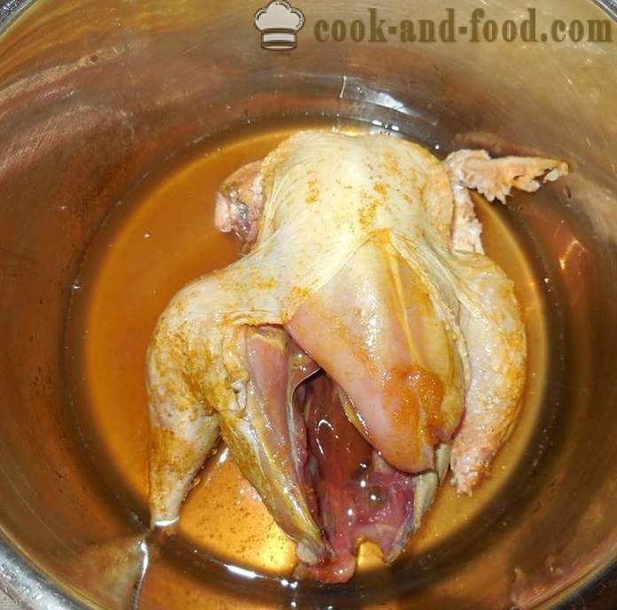 Wild Pheasant bakt i ovnen - så deilig å lage mat fasan i hjemmet, oppskriften med et bilde