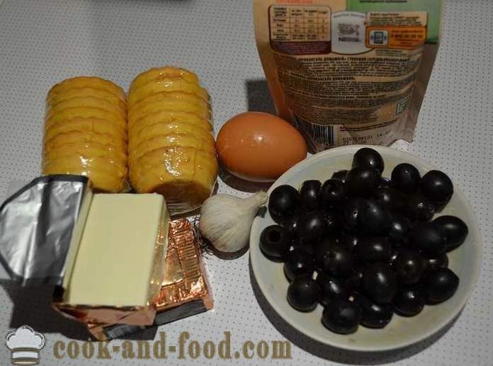 Deilige ferie tartlets med ost og egg - en enkel oppskrift for fylling og vakkert dekorerte snacks Tartlet med bilde