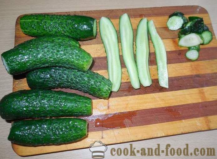 Crunchy saltede agurker i en pakke - hvordan du raskt lage saltede agurker, oppskrift med bilde