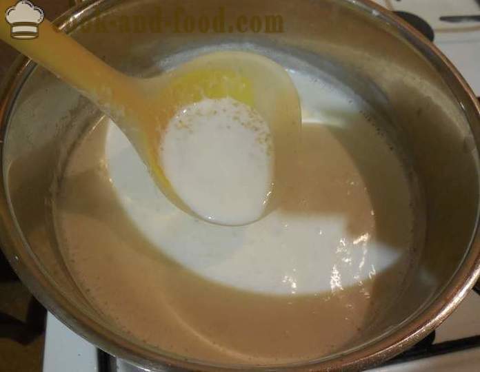 Hvordan lage hvete kornblanding med melk - steg for steg oppskrift bilder