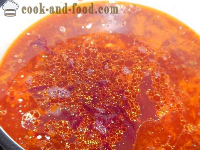 Klassisk rød borsjtsj med bete og kjøtt - hvordan du koker suppe - en trinnvis oppskrift med bilde ukrainsk borsch