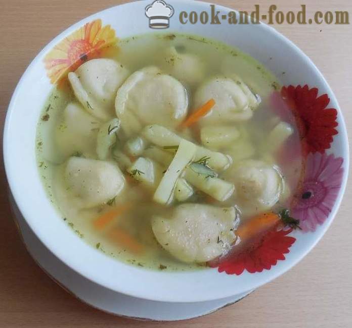 Grønnsakssuppe med dumplings - hvordan du koker suppe med dumplings - bestemors oppskrift med trinnvise bilder