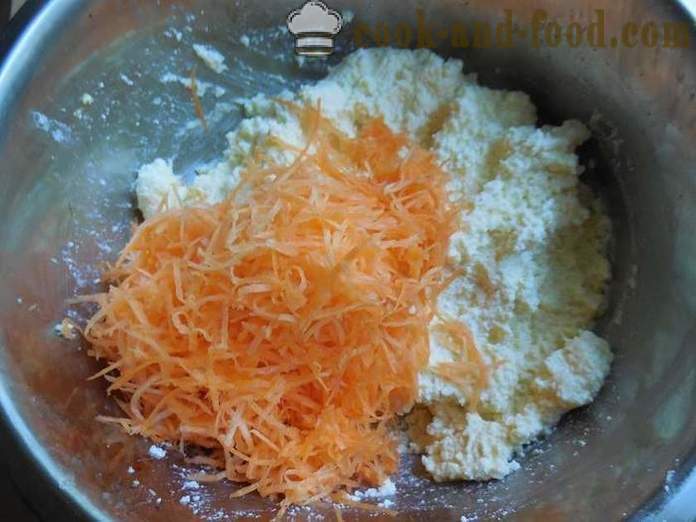 Ostemasse ost kaker med gulrøtter i multivarka - Hvordan koke gulrot ostekake - en trinnvis oppskrift bilder