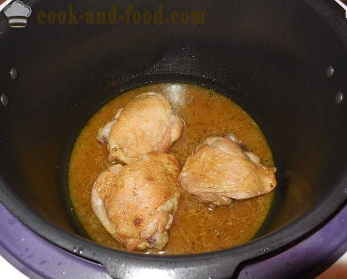 Kyllinglår i multivarka i sursøt saus - oppskrift med bilder hvordan å lage sausen med kylling i multivarka