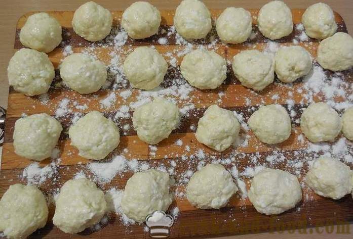 Late dumplings fra cottage cheese i multivarka - oppskrift med bilder - steg for steg, hvordan lage late dumplings dampet