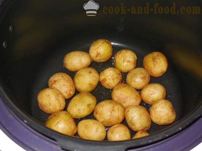 Unge poteter i multivarka med rømme, dill og hvitløk - steg for steg oppskrift med bilder som deilig å koke nypoteter