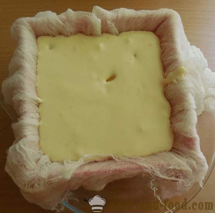 Deilig hjemmelaget ostemasse med kandiserte påske brygge - en trinnvis oppskrift med bilder hvordan å lage cottage cheese påske hjemme