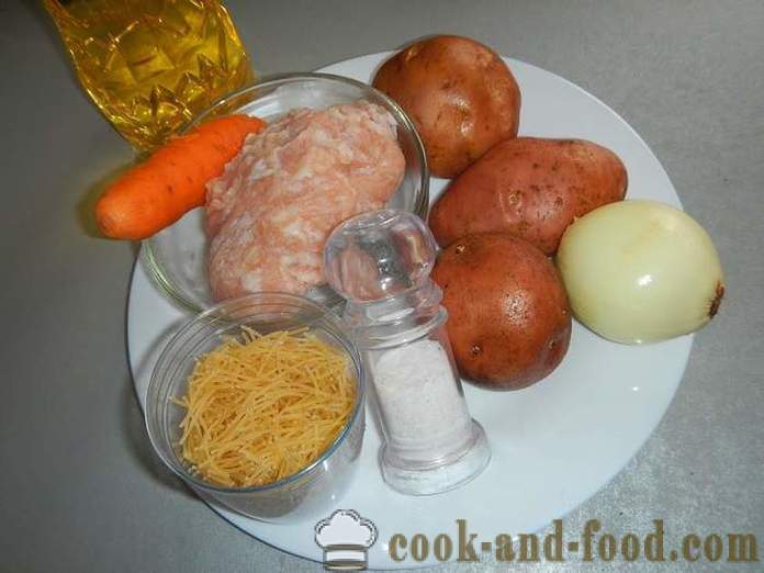 Deilig suppe med kjøttboller og nudler - en trinnvis oppskrift med bilder hvordan du koker suppe med kjøttboller