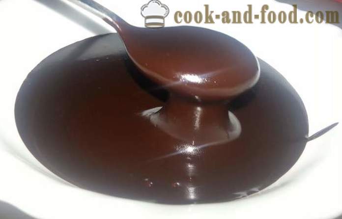 Beste sjokolade glasur med rømme - en oppskrift hvordan å lage en glasur av kakao, rømme og smør, med video