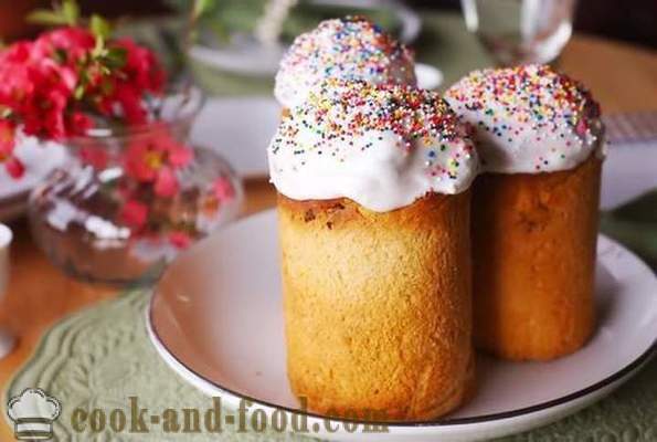 Butter påske kake med krem ​​og eggeplommer - en enkel oppskrift på hvordan å lage en deilig kake på konge Opara