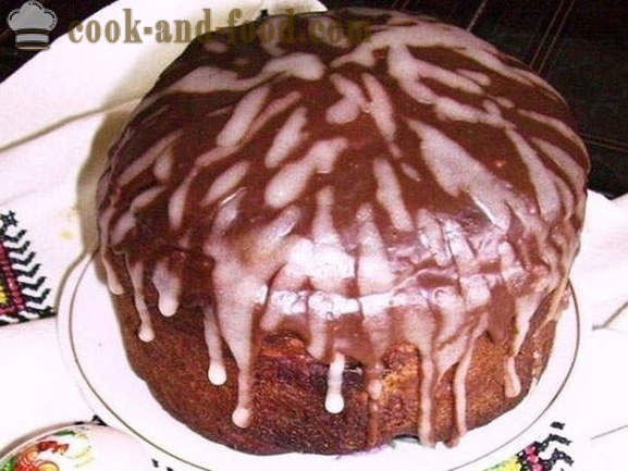 Hvordan bake en deilig sjokolade kake til påske - en enkel og original oppskrift for deigen kake med rum og vin