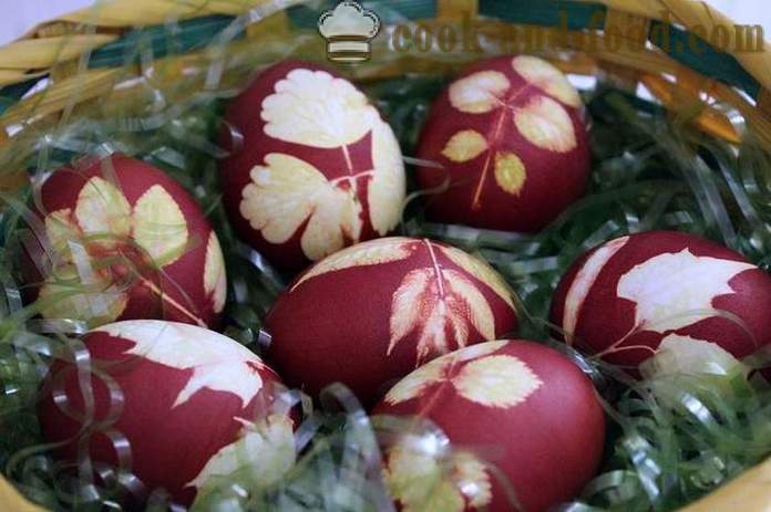 Malte egg eller Krashenki - hvordan å male egg til påske