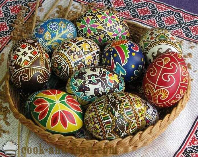Påskeegg - hvordan å dekorere egg til påske