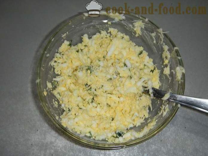 Deilige kjøttboller fylt med egg og ost - Hvordan koke kjøttboller med stuffing, en trinnvis oppskrift med bilder.