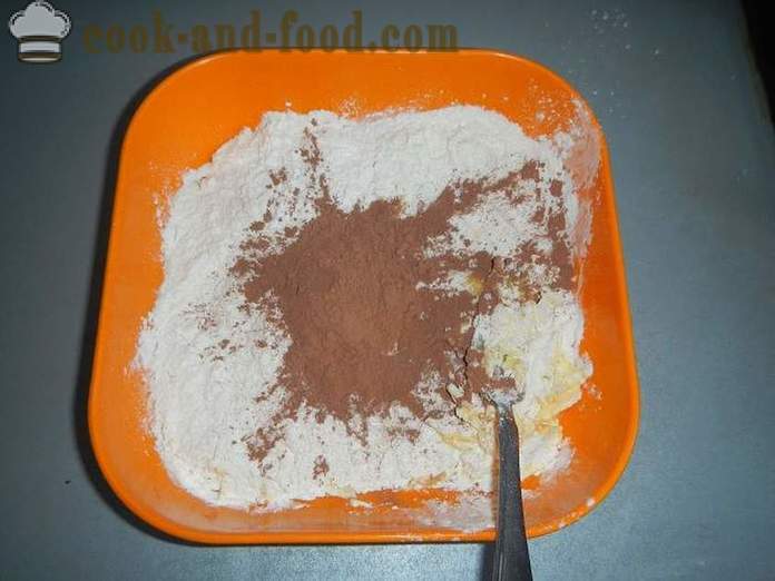 Sjokolade ostekake Giraffe - hvordan å lage en kake, trinnvis oppskrift bilder