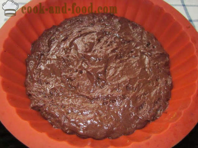 Sjokolade svamp kake med kefir, en enkel oppskrift - hvordan å lage en kake med kefir uten egg (oppskrift bilder)