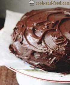 Sjokoladekake - enkel og deilig, inkrementell fotoretsept.