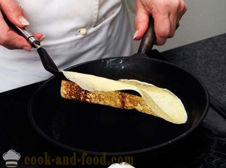 Velge en pan for baking pannekaker - video oppskrifter hjemme