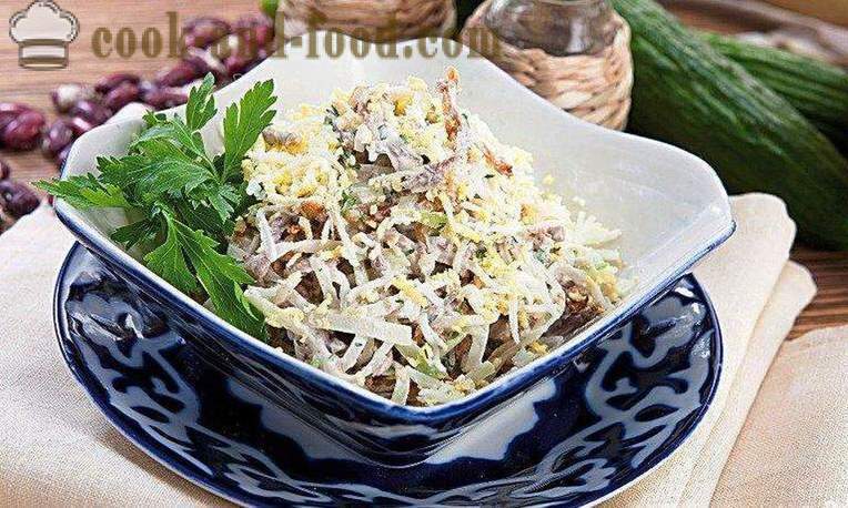 Usbekiske mat: salat 