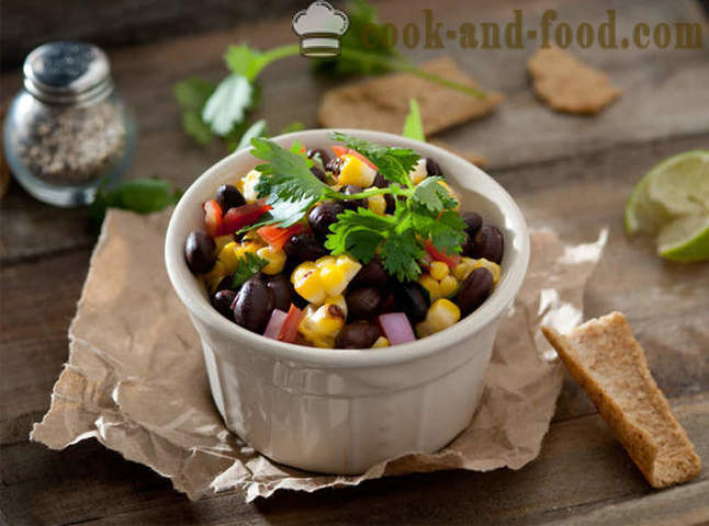 Salat med mais og oliven 3 nye oppskrifter - video oppskrifter hjemme