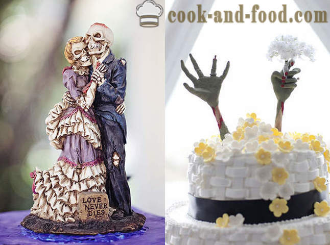 Velg den mest fasjonable bryllup kake - video oppskrifter hjemme