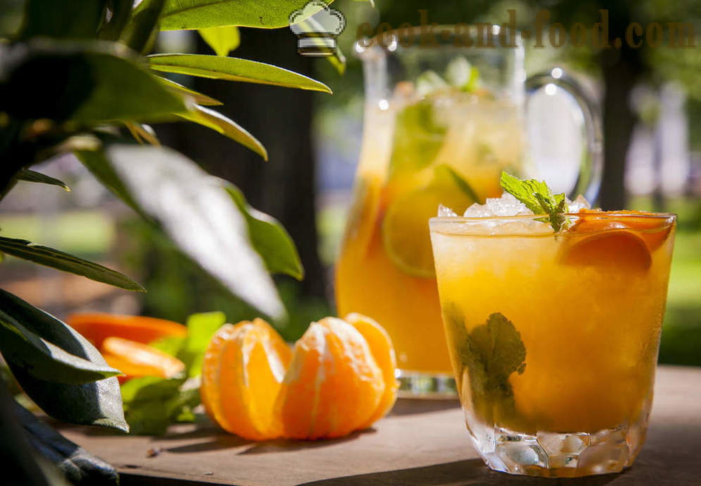 Frisk frisk: mandarin mojito mint og bringebær lemonade - video oppskrifter hjemme
